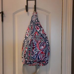 Vera Bradley Sling Backpack in Gramercy Paisley